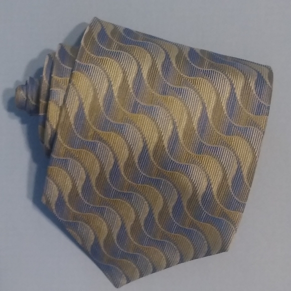 Stefano Conti blue, gray men's necktie - Picture 1 of 7